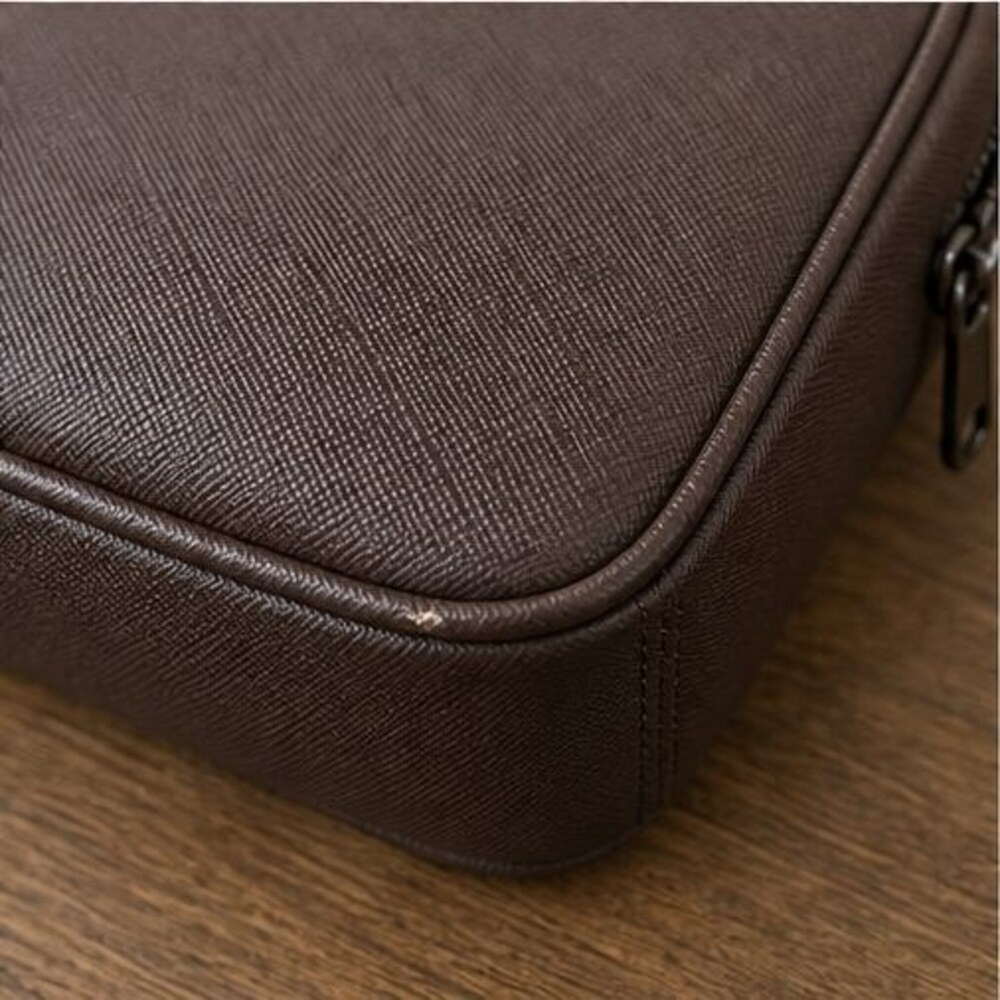 Camel Vegan Leather Bag - Picture 5 of 6